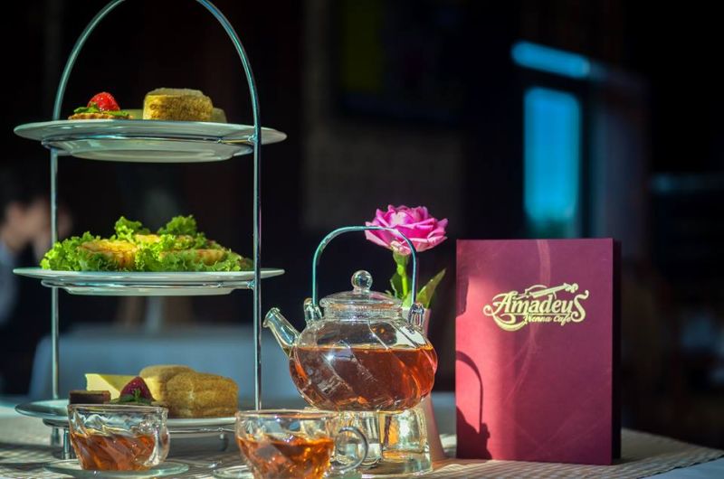 Чайная церемония High Tea в венской кофейни Amadeus